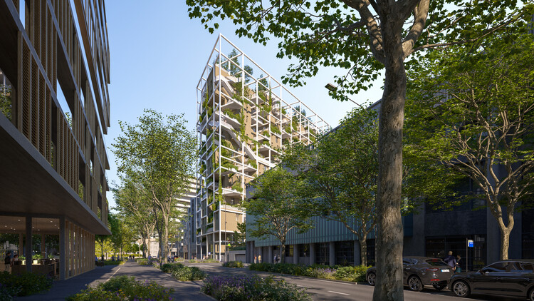 Начинается строительство Ла-Серра, городского оазиса MVRDV за пределами Парижа — изображение 4 из 7