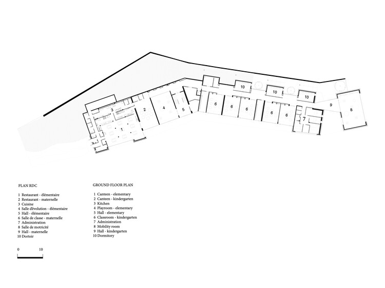 Ископаемое здание в школе Кабриес / Amelia Tavella Architectes — изображение 37 из 44