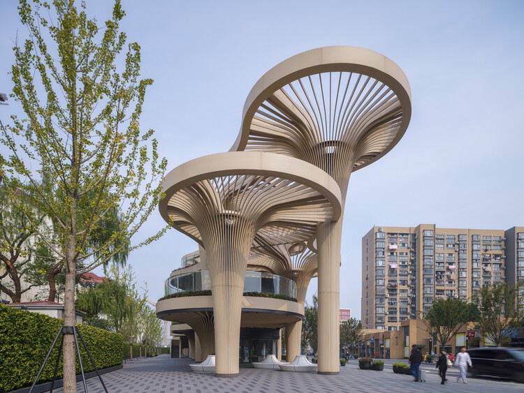 Рынок солнечных деревьев / Koichi Takada Architects - Экстерьерная фотография, фасад