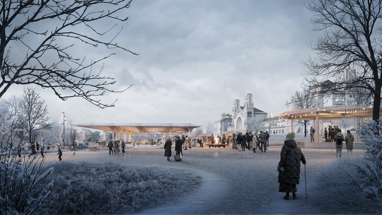 Хеннинг Ларсен выиграл конкурс на переосмысление Центрального вокзала Праги – Изображение 4 из 5