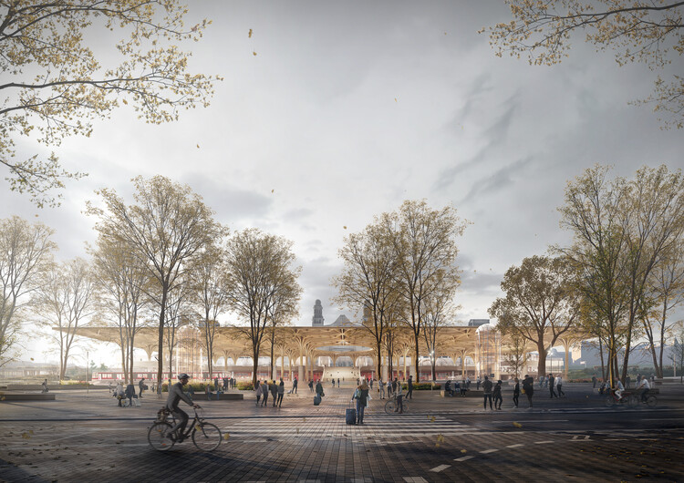 Хеннинг Ларсен выиграл конкурс на переосмысление Центрального вокзала Праги – изображение 3 из 5