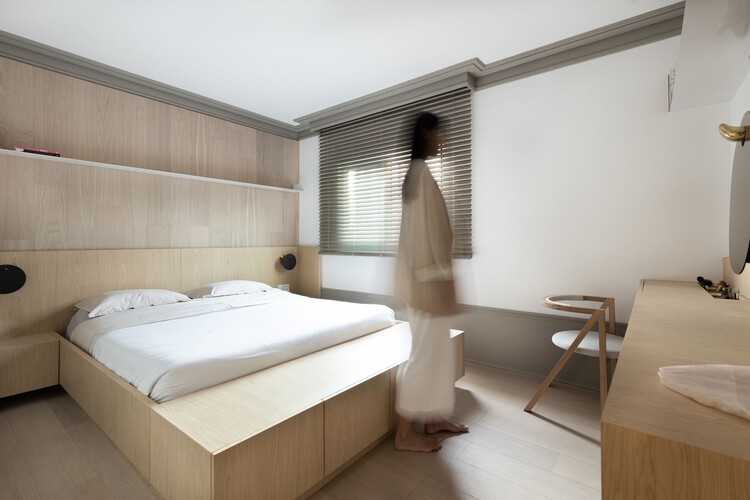 Апартаменты $RR / Nati Minas & Studio - Фотография интерьера, спальня, кровать