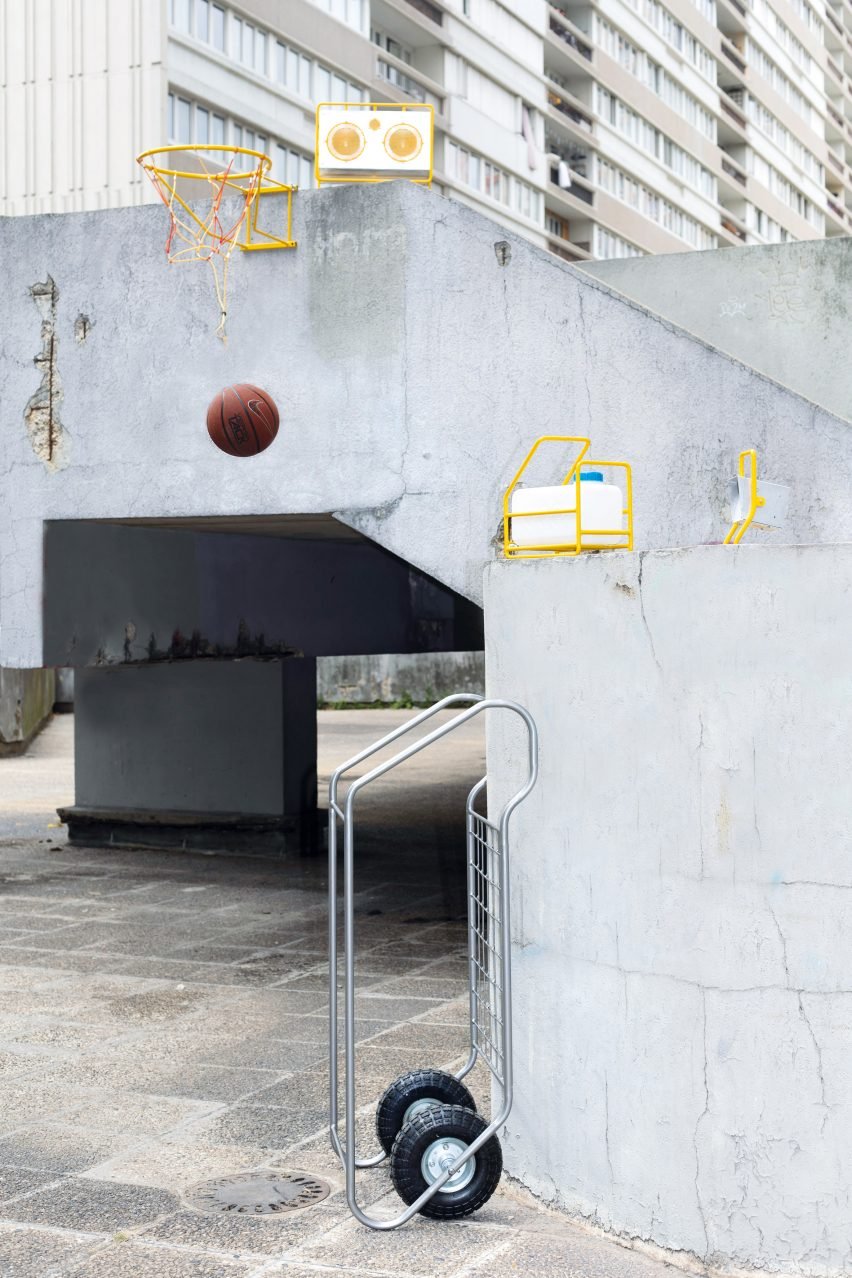 Портативная форма для стритбола The City Is A Playground от Эрика Трейларда