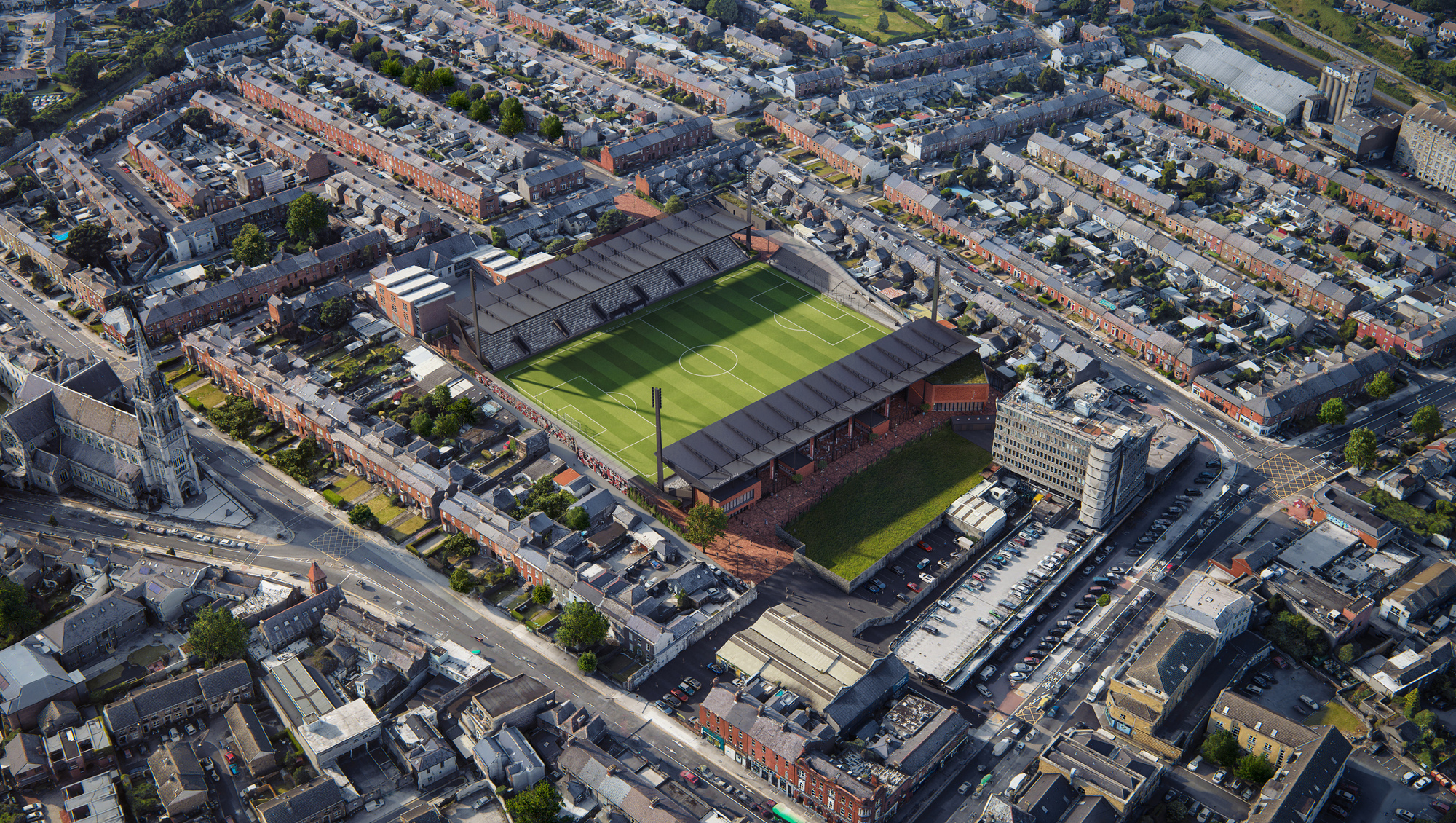 IDOM и Gilroy McMahon Architects проектируют реконструкцию стадиона Далимаунт Парк в Дублине