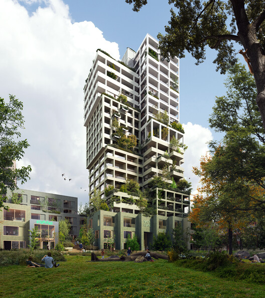 MVRDV и Space Encounters сотрудничают в разработке модели устойчивого развития в районе Слуисбюрт в Амстердаме – изображение 1 из 5