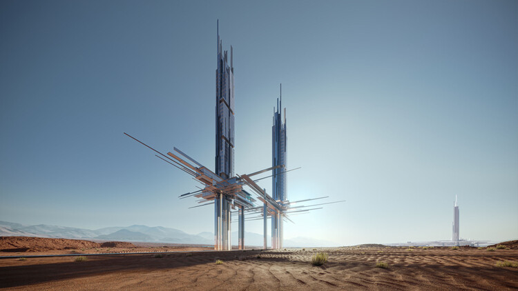NEOM представляет два футуристических прибрежных небоскреба в Саудовской Аравии — изображение 1 из 4