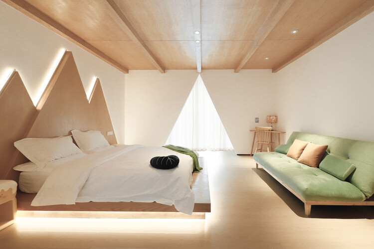 Youli B＆B / Brick&Cube Architects — Фотография интерьера спальни