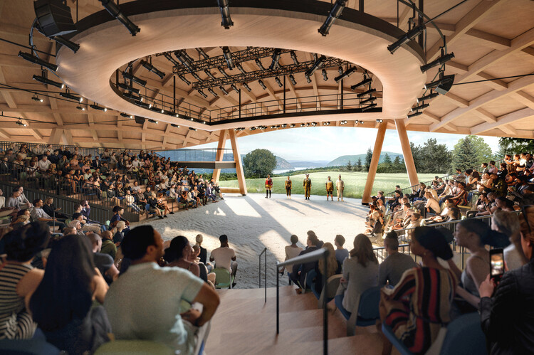 Studio Gang представляет проект низкоуглеродного театра для Шекспировского фестиваля в долине реки Гудзон в США – изображение 3 из 5