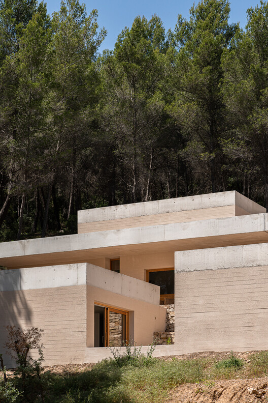 Дом в сосновом лесу / AT Architects - Фотография экстерьера, окна