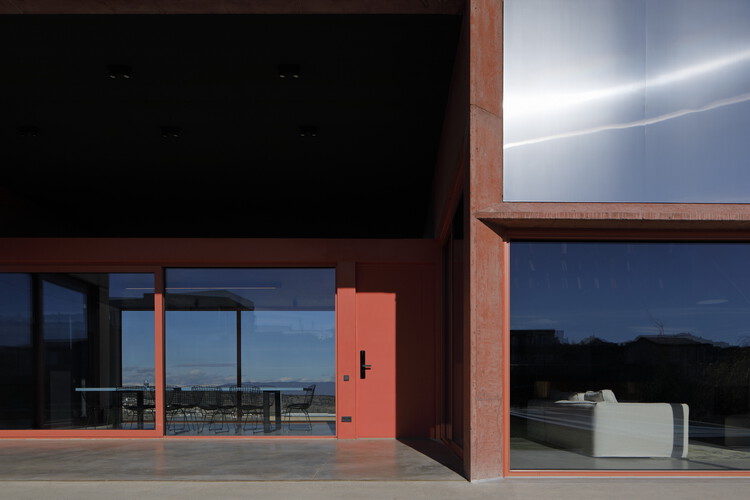 Дом-павильон с терракотой / Лаборатория архитектуры №3 - Фотография интерьера, окна, фасад, колонна