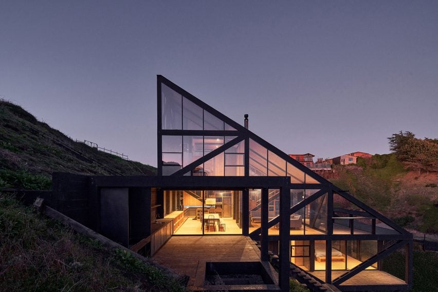 Угловой Casa Ladera на чилийском скале