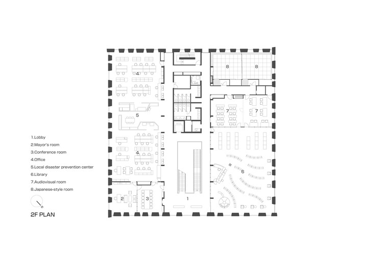 Ратуша Фурубира / TAISEI DESIGN Planners Architects & Engineers — изображение 36 из 42
