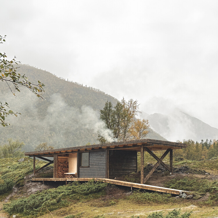 Sauna Svartisen / Fuse Arkitekter - NTNU - Фотография экстерьера, Лес