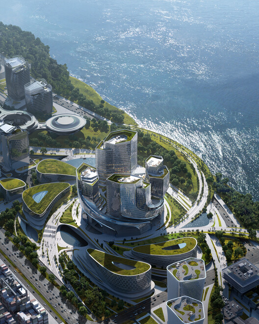 Бюро Оле Ширен выиграло конкурс на проектирование новой штаб-квартиры Tencent в Шэньчжэне – изображение 8 из 10