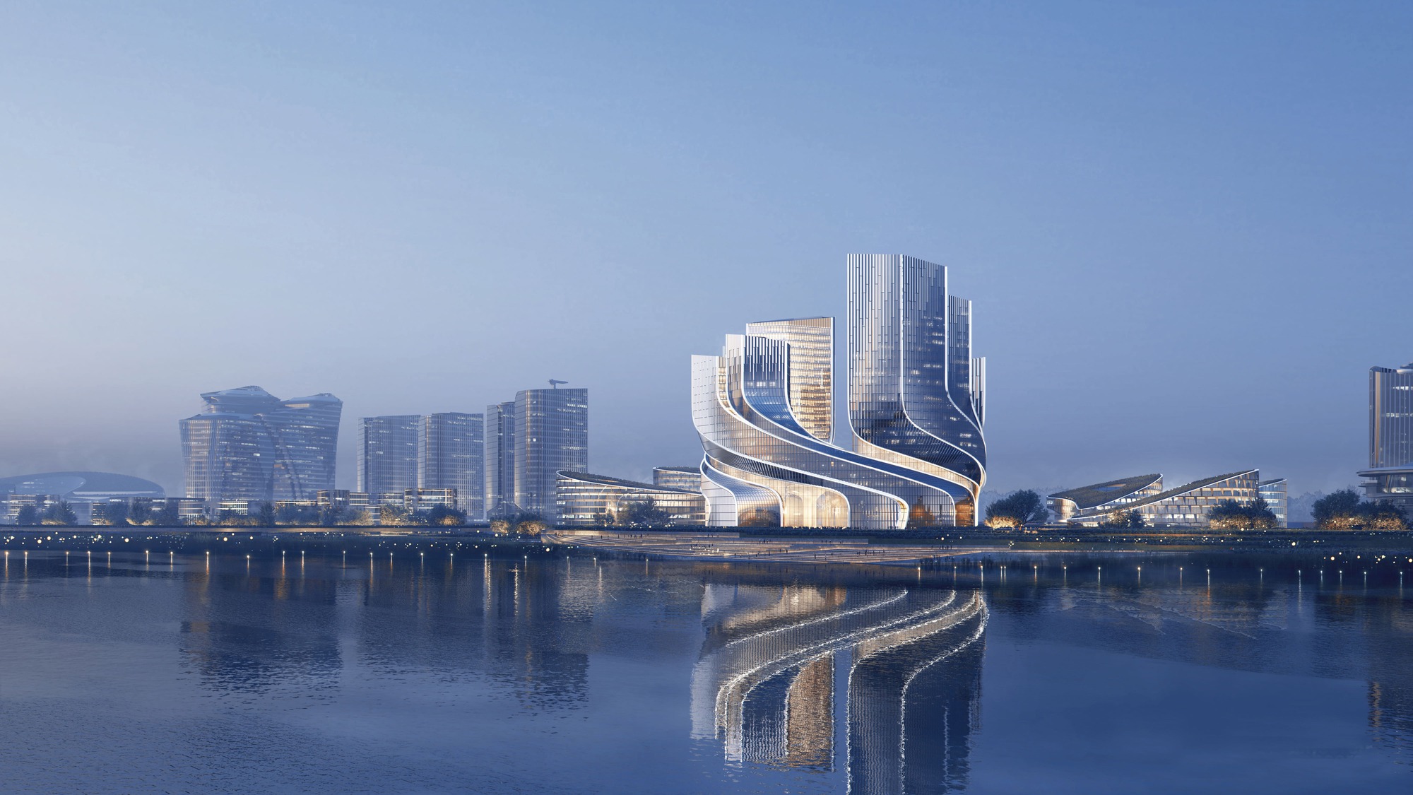 Бюро Оле Ширена выиграло конкурс на проектирование новой штаб-квартиры Tencent в Шэньчжэне