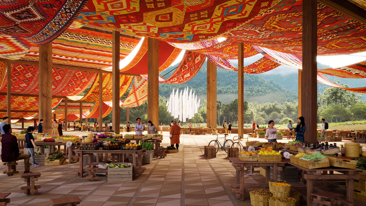 BIG представляет «Город осознанности» Гелепху: соединение наследия и будущего Бутана – изображение 5 из 11