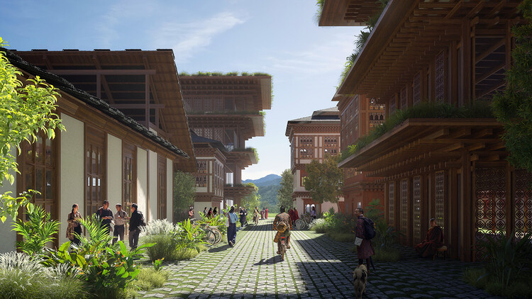 BIG представляет «Город осознанности» Гелепху: соединение наследия и будущего Бутана – изображение 11 из 11