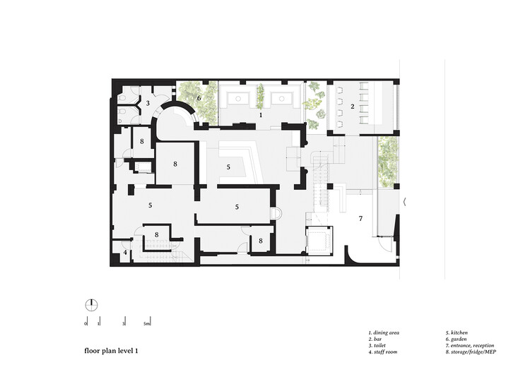 Ресторан Yazawa Hanoi / Takashi Niwa Architects — изображение 16 из 19