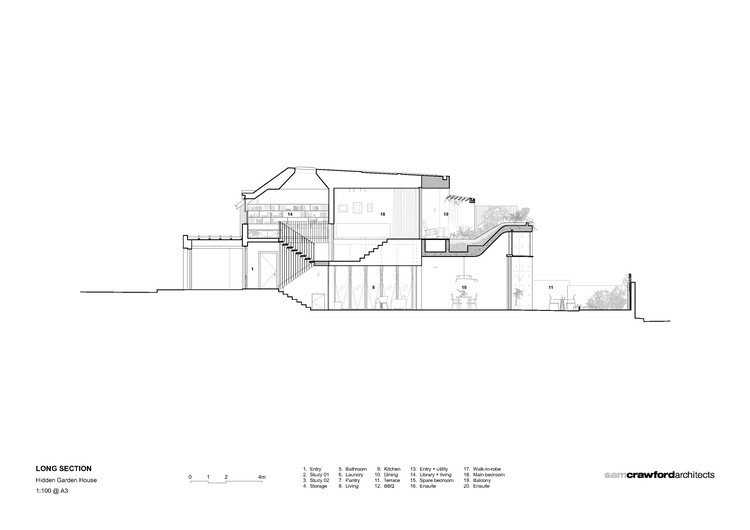 Дом со скрытым садом / Sam Crawford Architects — изображение 21 из 21