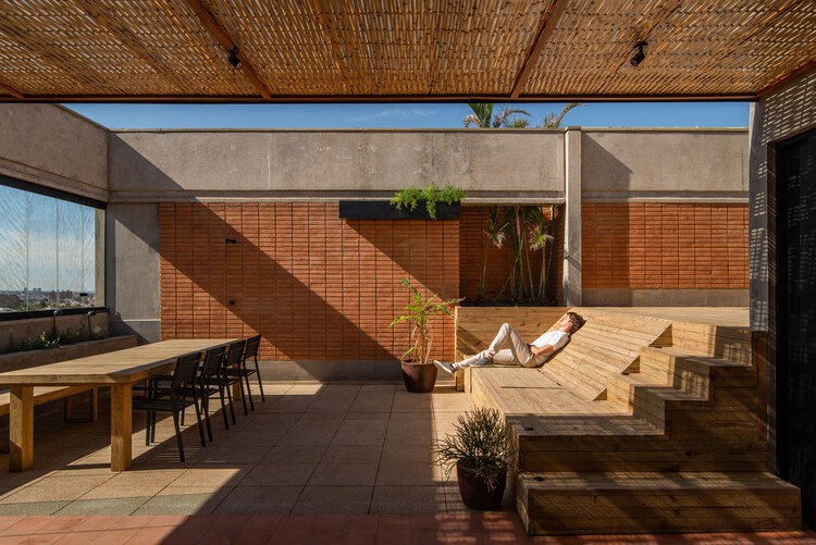 BGN Penthouse / Estudio Mangava - Фотография интерьера, кирпич, фасад, патио