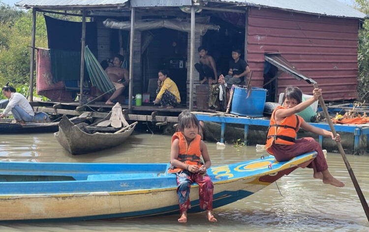 Климатические уроки плавучих деревень Камбоджи — изображение 1 из 22