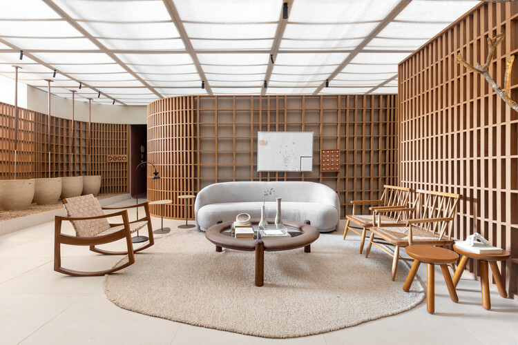 Naz Spa / Traama Arquitetura - Фотография интерьера, гостиная, стол, стул