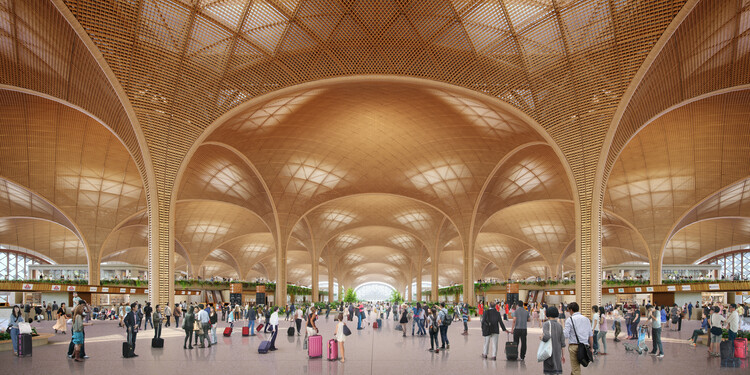 Компания Foster + Partners представляет международный аэропорт Течо в Камбодже, который в настоящее время строится – изображение 6 из 7