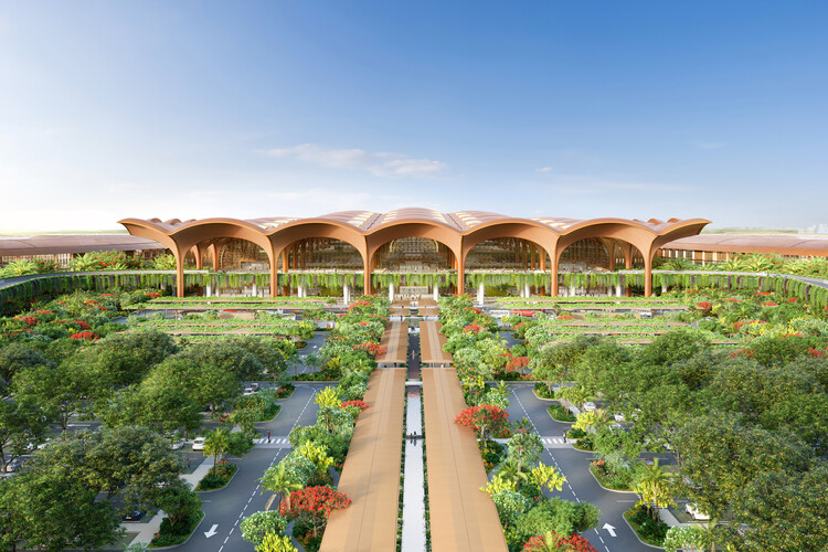 Компания Foster + Partners представляет международный аэропорт Течо в Камбодже, который в настоящее время строится – изображение 4 из 7
