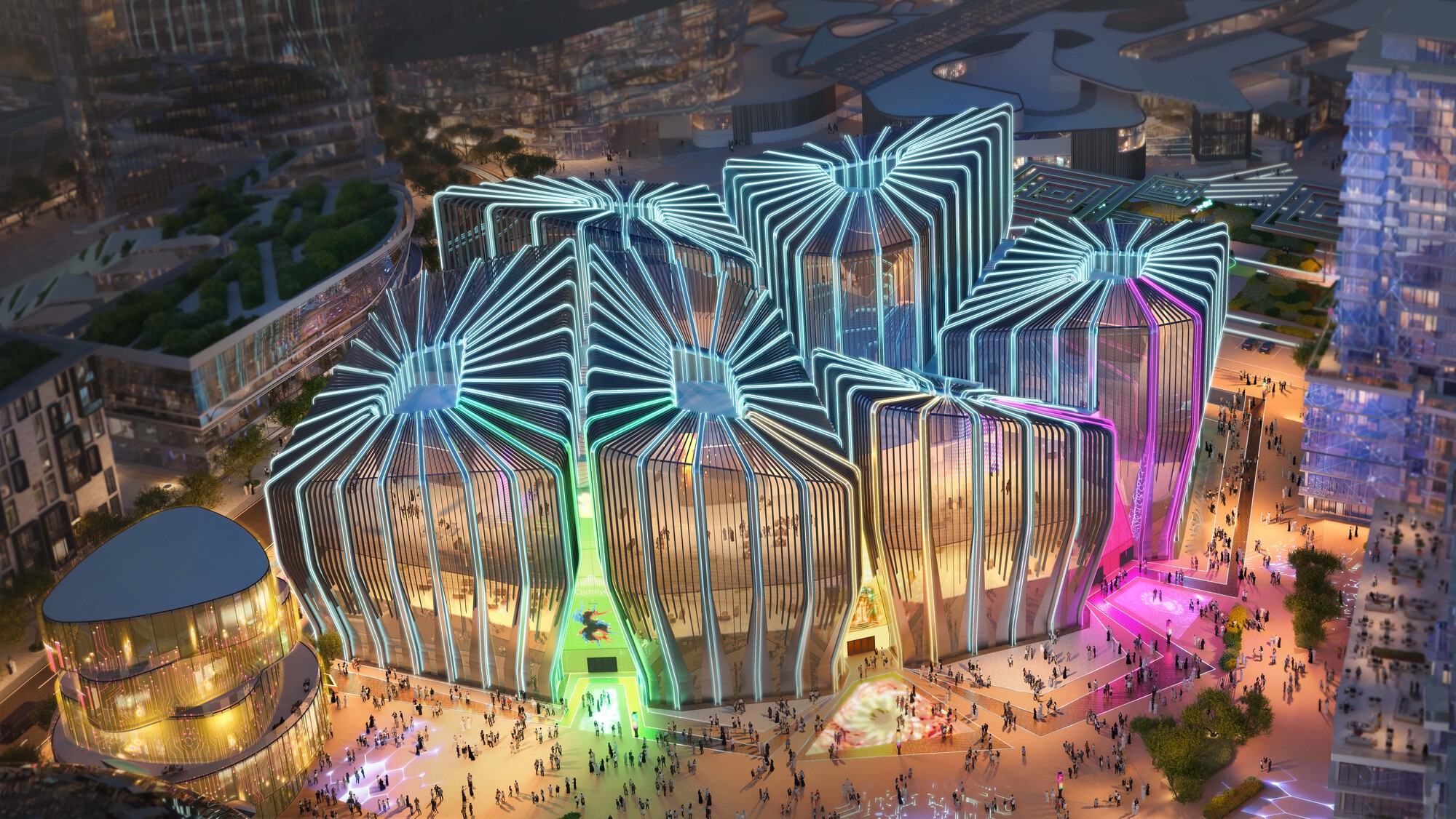 Populous раскрывает дизайн новой игровой и киберспортивной арены в Саудовской Аравии