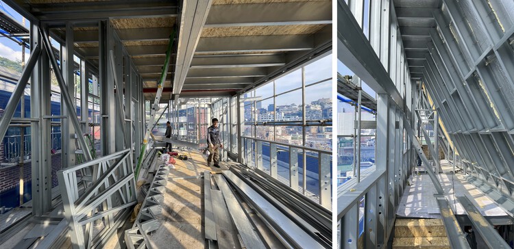 NAMSAMH House / TIUM Architects - Фотография интерьера, лестница, сталь, балка