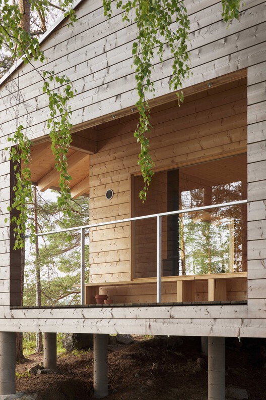 Summerhouse V / Playa Architects - Фотография интерьера, окна, фасад, балка