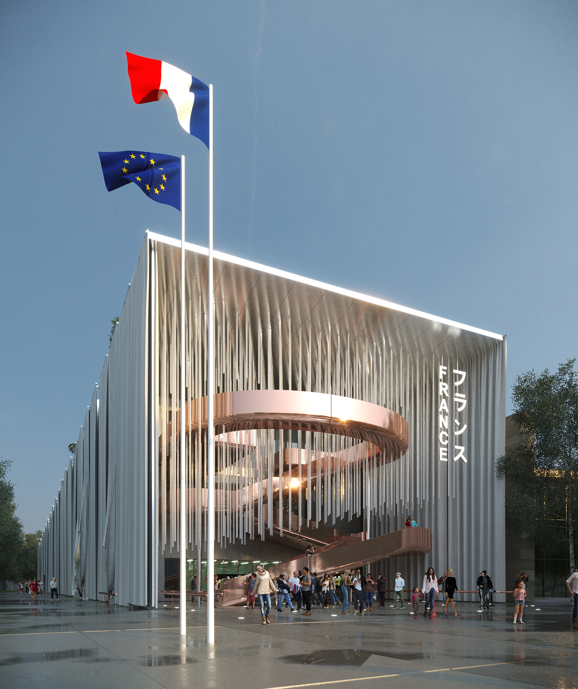 Coldefy и Carlo Ratti Associati представили дизайн французского павильона для Expo Osaka 2025