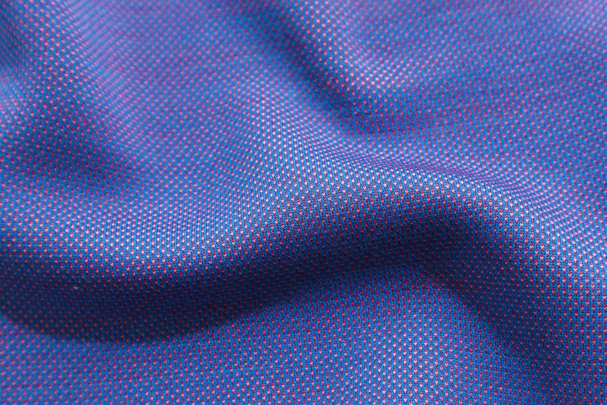 Готовый текстиль Byborre синего цвета на заказ.