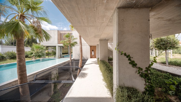 Cohousing San Juan / eneseis Arquitectura - Фотография интерьера, двор