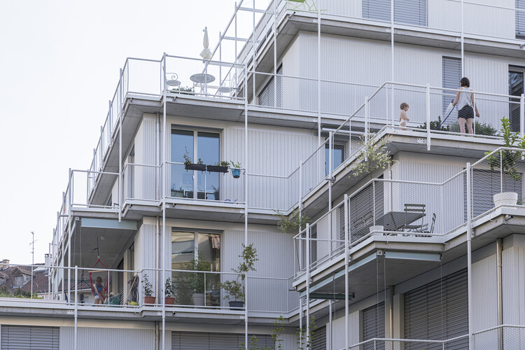 Landskronhof Apartments / HHF Architects — фотография экстерьера, окна, фасад, перила