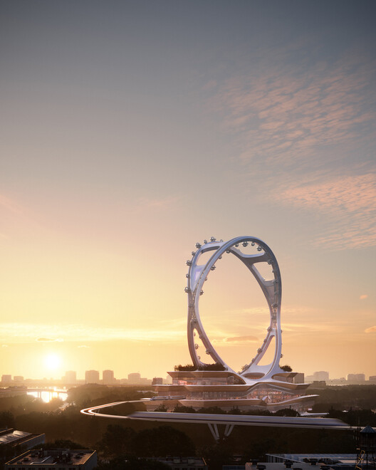 Знаменитое предложение UNStudio по созданию колеса обозрения в Парке мира меняет облик Сеула – изображение 5 из 6
