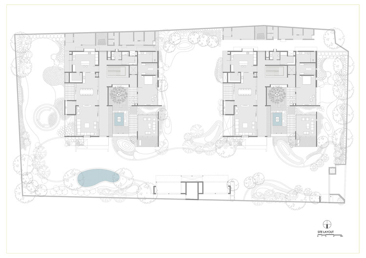 Дом во дворе / Rushi Shah Architects + Tattva Landscapes — изображение 19 из 26
