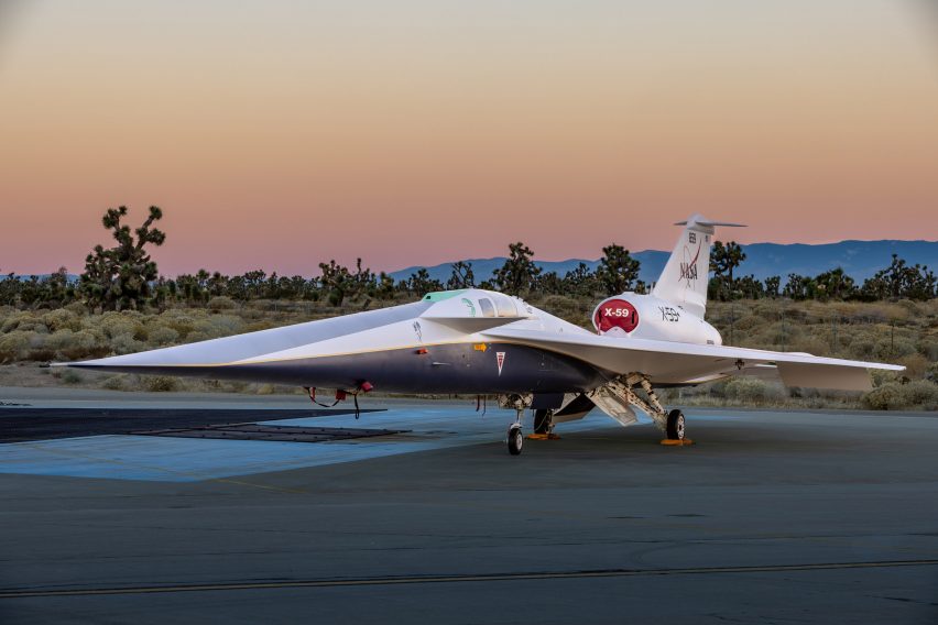 Сверхзвуковой реактивный самолет X-59 от НАСА и Lockheed Martin