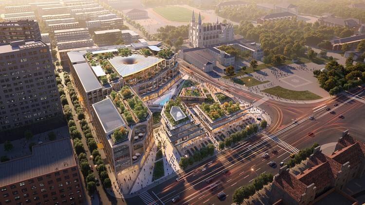 Компания Goettsch Partners выиграла конкурс проектов обновления города в Цзинане, Китай – изображение 2 из 8