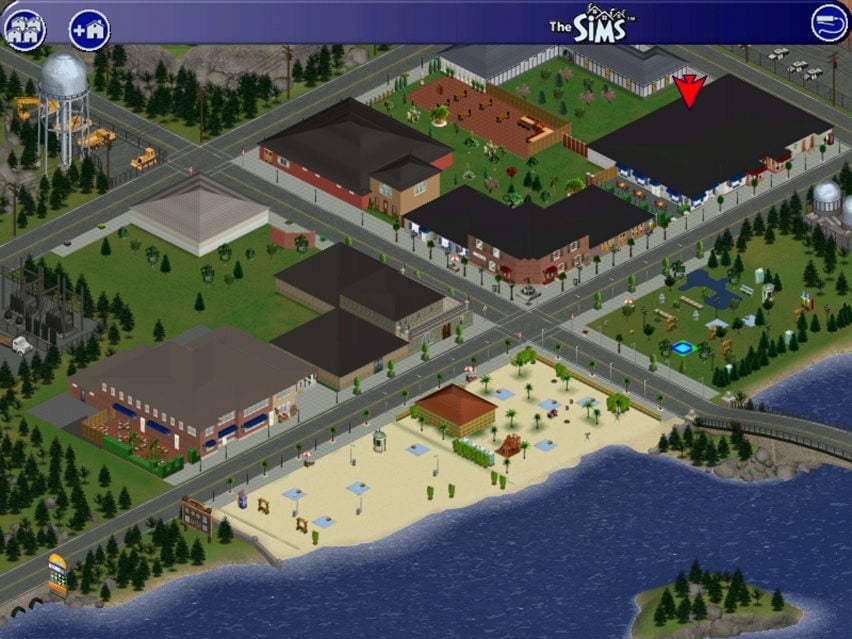 Группа домов в The Sims 1