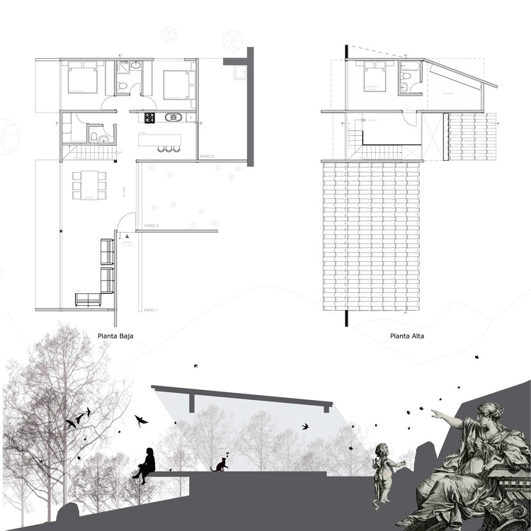 Ветви дома и камни / Ruptura Morlaca Arquitectura — изображение 19 из 25