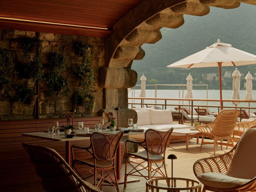 Бар и ресторан на озере Комо от Herzog & de Meuron