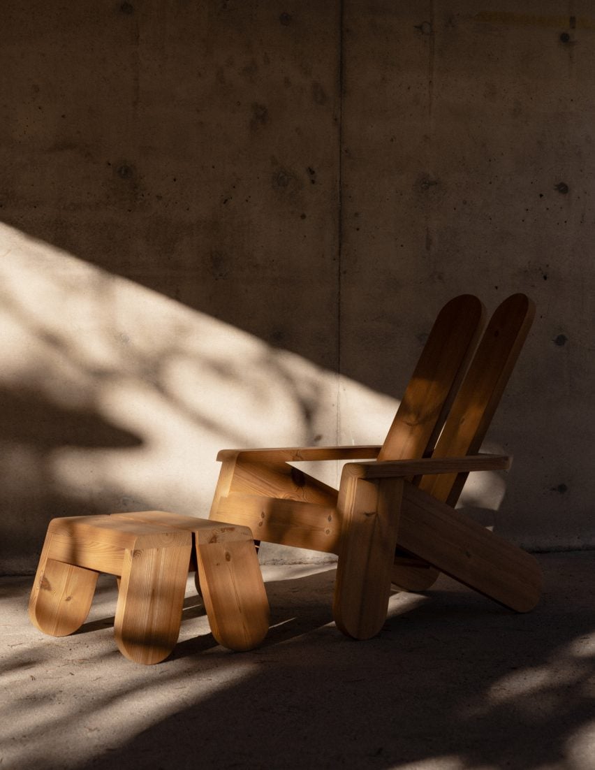 Деревянный стул от Vaarnii