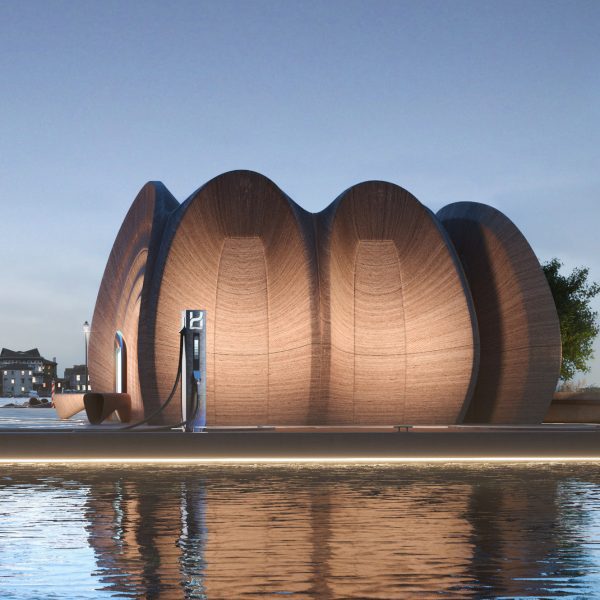 Zaha Hadid Architects представила водородные заправочные станции для пристаней
