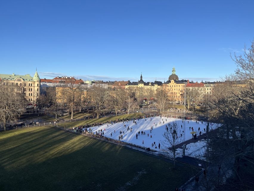 Катание на коньках в Стокгольме в рамках Недели дизайна