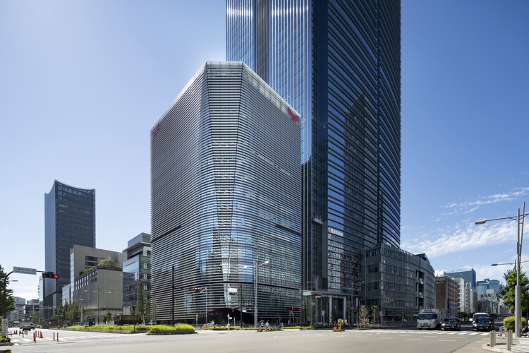 YANMAR TOKYO Коммерческое и офисное здание / Nikken Sekkei - Фотография экстерьера, городской пейзаж, фасад