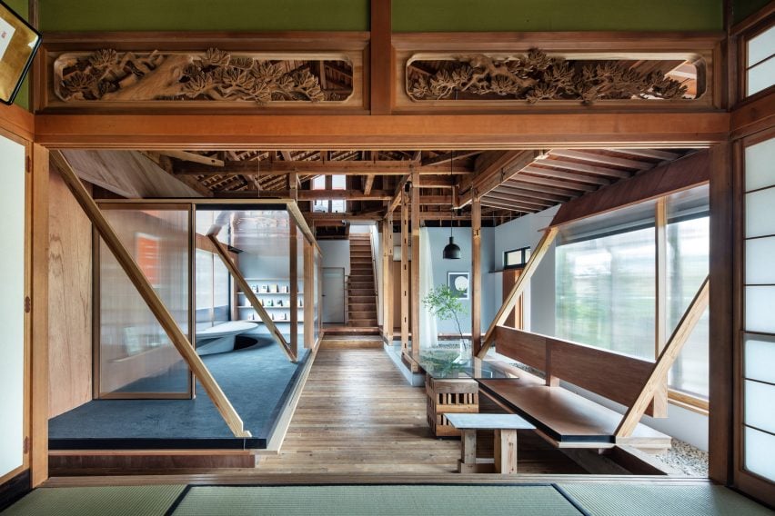 Внутренний вид обновленного японского дома от NYAWA