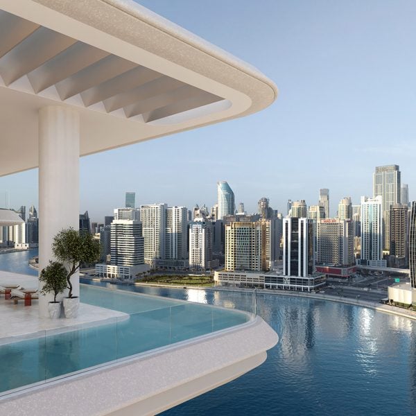 Foster + Partners проектирует пару небоскребов с видом на Дубайский залив