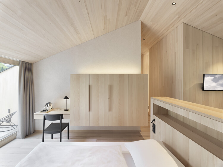 Отель Am Holand / фирма Architekten - Фотография интерьера, кухни, кровати, спальни
