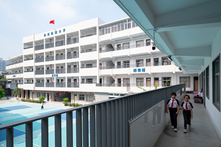 Начальная школа Жуанчонг / Archseeing - внешняя фотография, окна, фасад